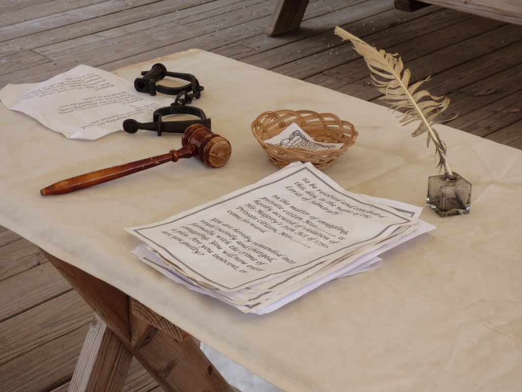 Manuscrito antiguo con pluma sobre un escritorio de época